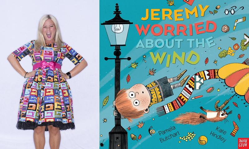 Pamela Butchart and the cover of Jeremy Worried About the Wind
